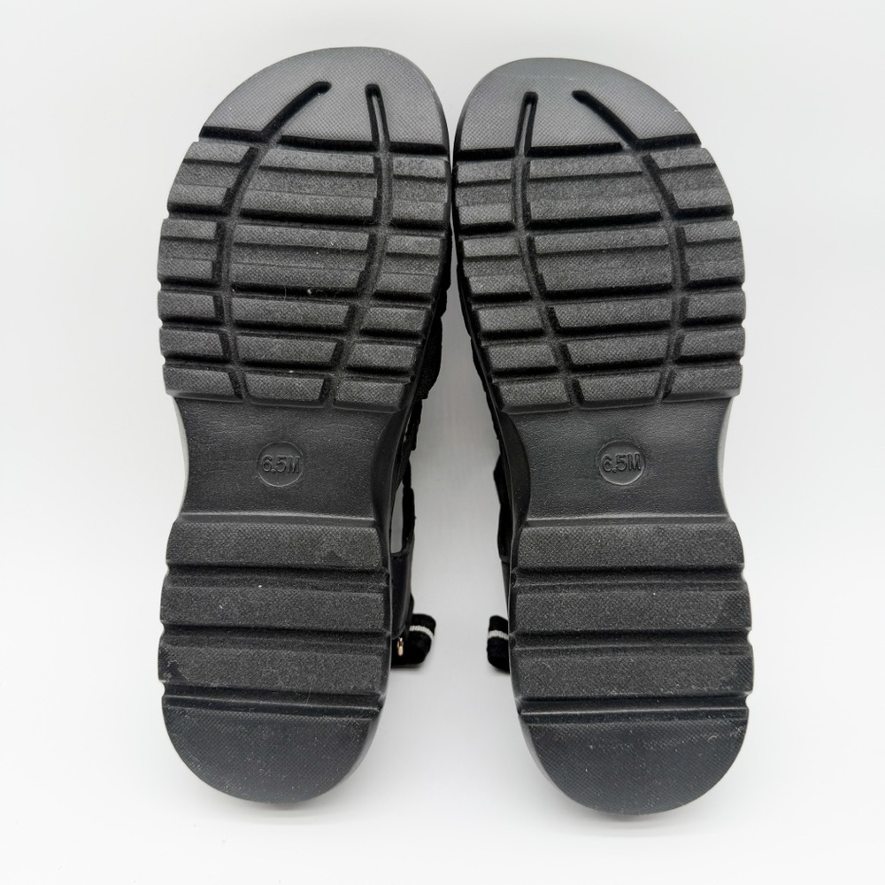 Ryka Blissful Strappy Sport Sandals Adjustable Hook Loop Comfort Black 6.5 NEW - Picture 14 of 15